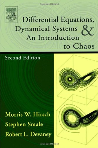 Differential Equations, Dynamical Systems, and an Introduction to Chaos (Pure and Applied Mathematics)