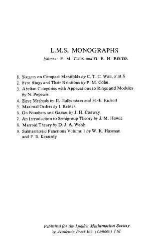 An Introduction to Semigroup Theory