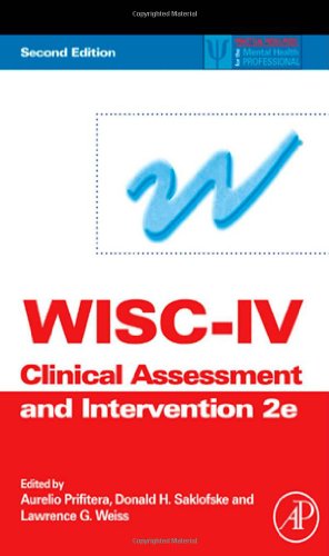 WISC-IV Clinical Assessment and Intervention