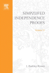 Simplified Independence Proofs: Boolean Valued Models of Set Theory (Pure and applied mathematics, a series of monographs and textbooks ; v. 31)