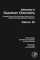 Advances in Quantum Chemistry, Volume 60