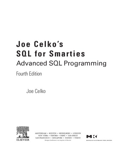 Joe Celko's SQL for Smarties