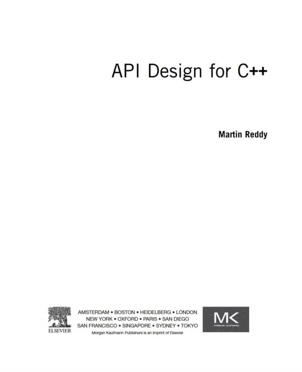 API Design for C++