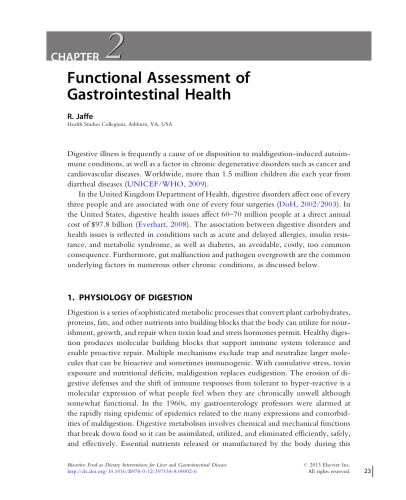 Bioactive Food as Dietary Interventions for Liver and Gastrointestinal Disease