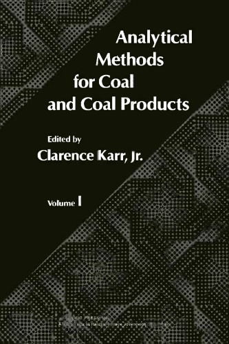 Analytical Methods For Coal And Coal Products