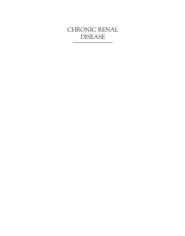 Chronic Renal Disease