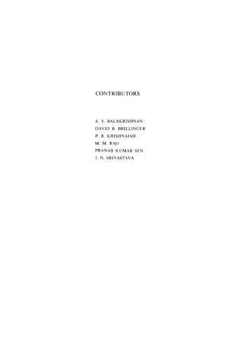 Developments in Statistics