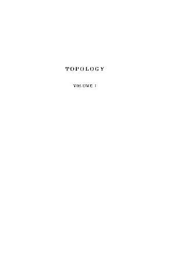 Topology - Volume I