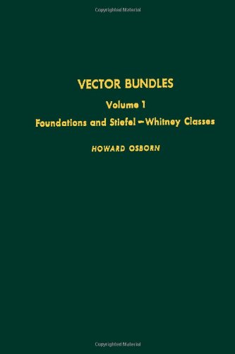 Vector Bundles, Volume 1