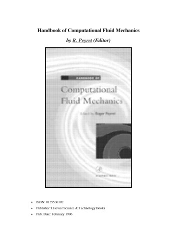 Handbook of Computational Fluid Mechanics