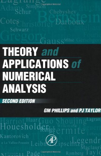 Theory and Applications of Numerical Analysis