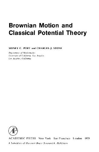Brownian Motion and Classical Potential Theory