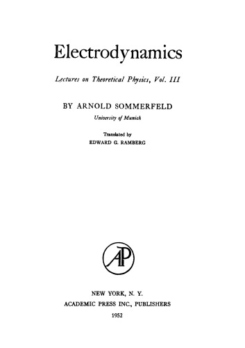 Electrodynamics