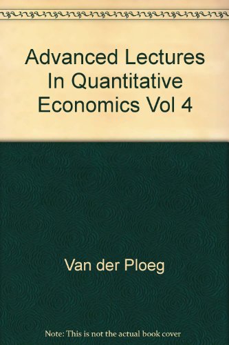 Advanced Lectures in Quantitative Economics