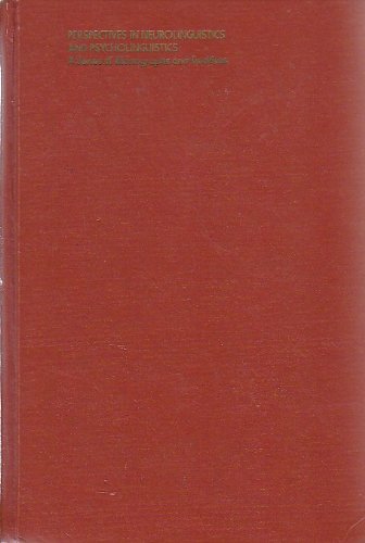 Studies in Neurolinguistics, Vol.3