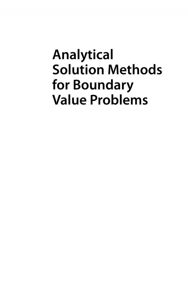 Analytical solution methods for boundary value problems