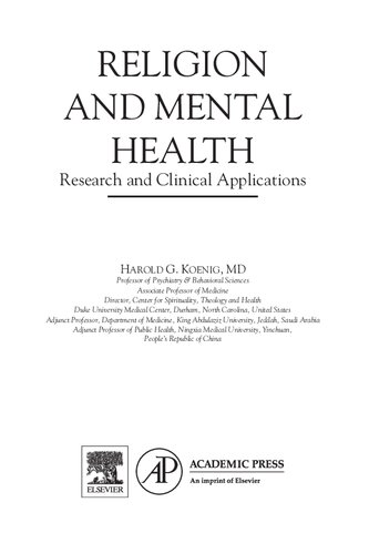 Religion and Mental Health