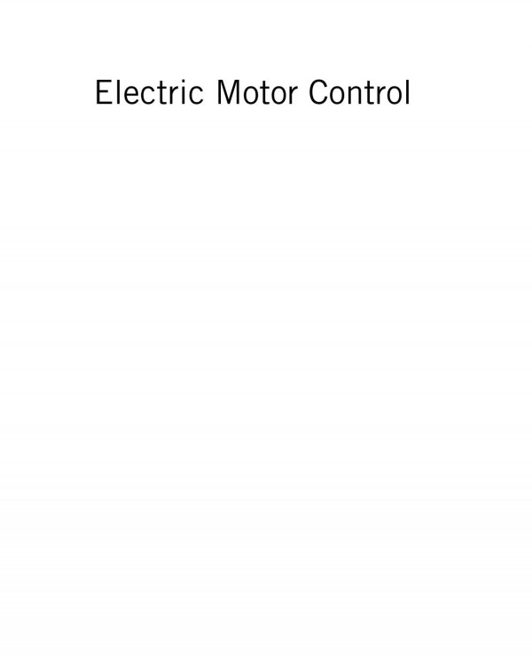 Electric Motor Control