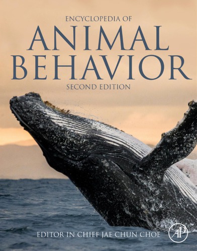 Encyclopedia of Animal Behavior. 2nd Edition