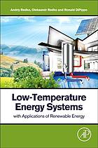 Low-Temperature Energy Systems with Applications of Renewable Energy