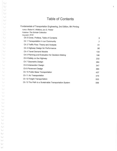 Fundamentals of Transportation Engineering