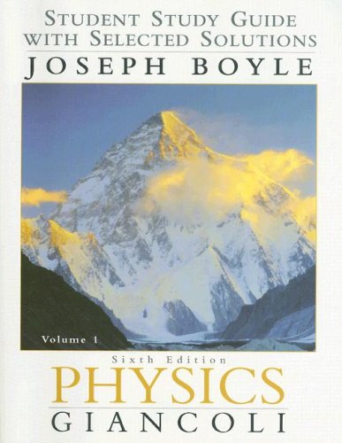 Student Study Guide with Selected Solutions, Volume 1