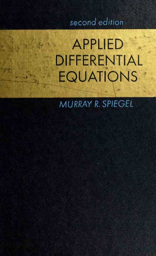 Applied Differential Equations