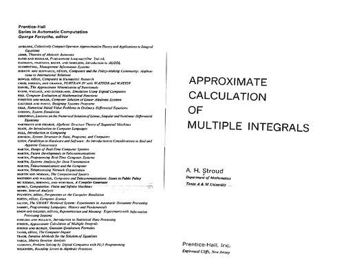 Approximate Calculation of Multiple Integrals