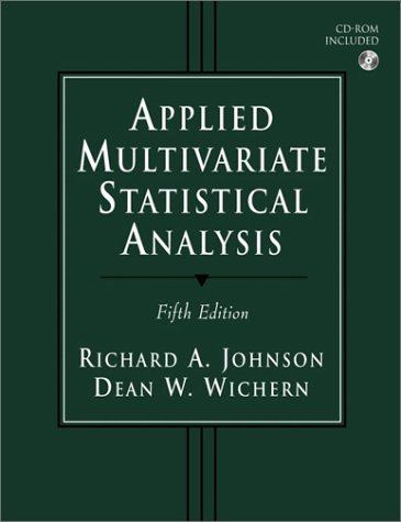 Applied Multivariate Statistical Analysis