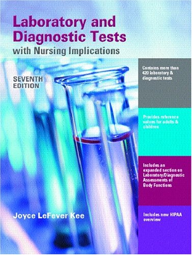 Laboratory and Diagnostic Tests with Nursing Implications