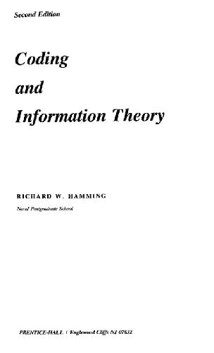 Coding and Information Theory