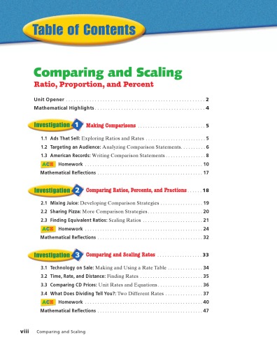 Comparing And Scaling