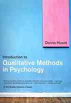 Introduction to Qualitative Methods in Psychology