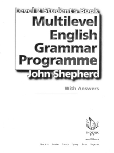 The Multilevel English Grammar Programme