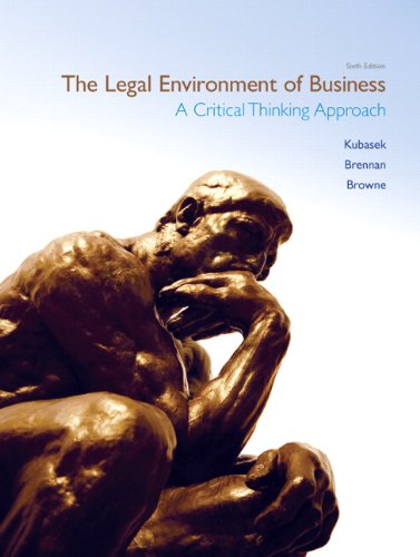 The Legal Environment of Business