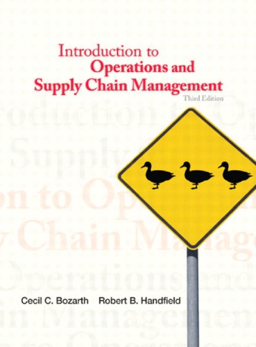 Introduction to Operations and Supply Chain Management