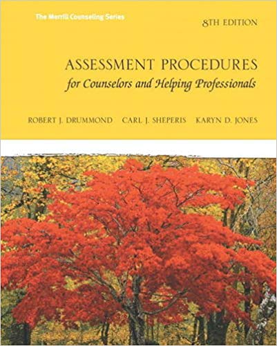 Assessment Procedures for Counselors and Helping Professionals (8th Edition) (Merrill Counselling)