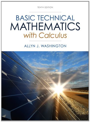 Basic Technical Mathematics with Calculus