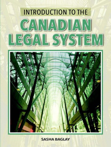 Introduction to the Canadian Legal System