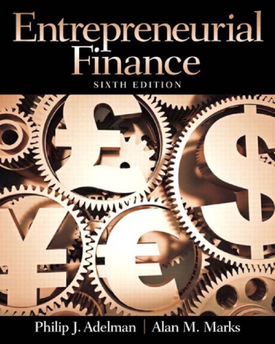 Entrepreneurial Finance