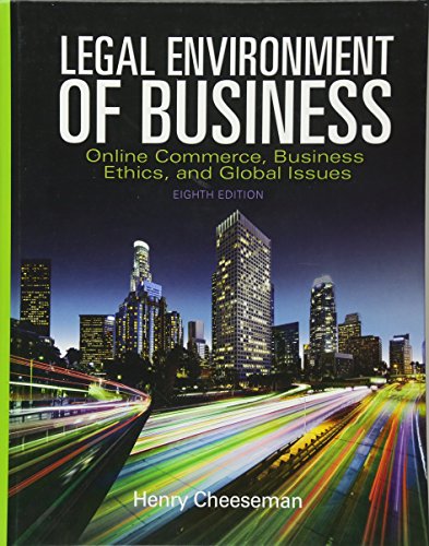 Legal Environment of Business