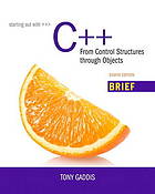 Starting Out with C++