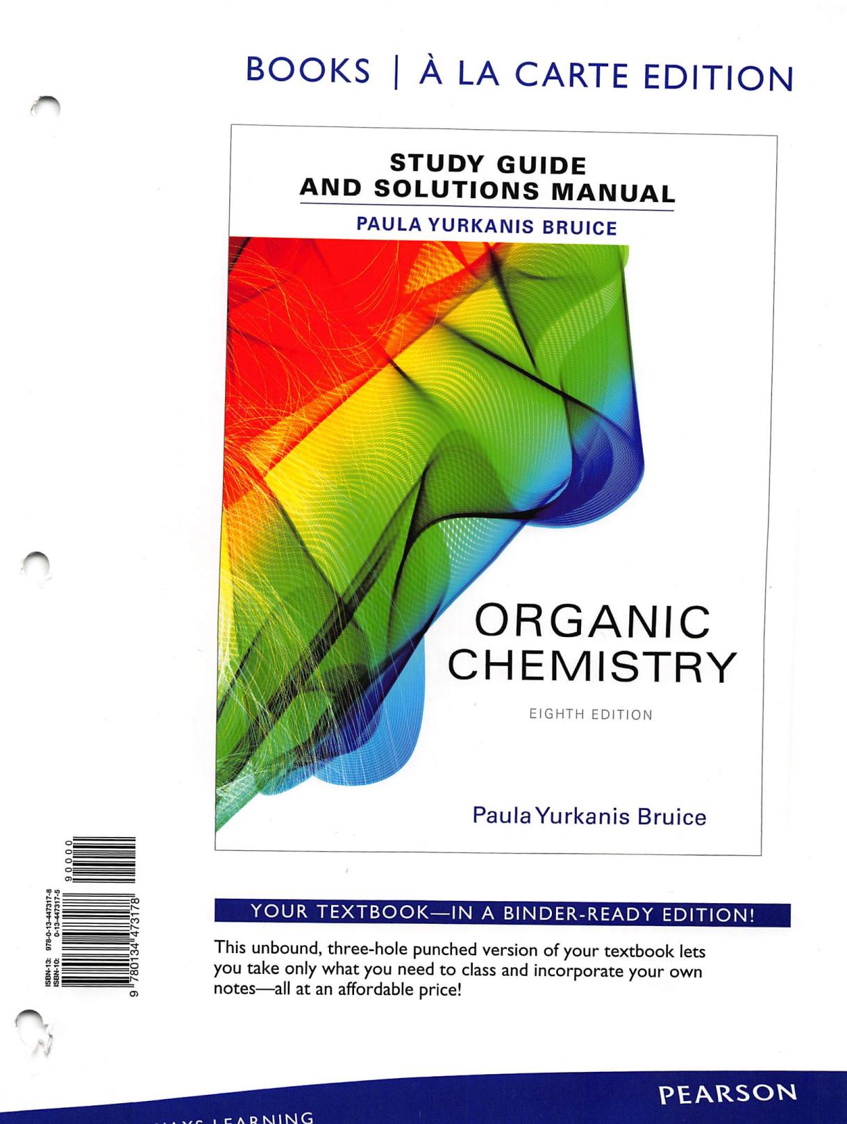 Student's Study Guide and Solutions Manual for Organic Chemistry