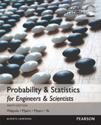 Probability &amp; Statistics for Engineers &amp; Scientists, Mylab Statistics Update