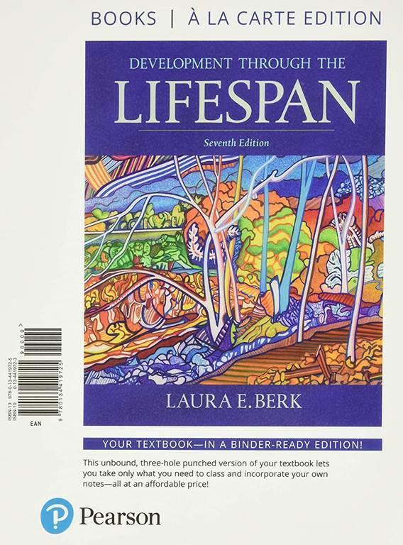 Development Through the Lifespan, Books a la Carte Edition