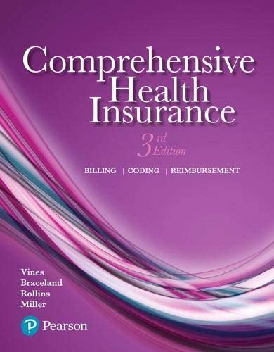 Comprehensive Health Insurance: Billing, Coding, and Reimbursement