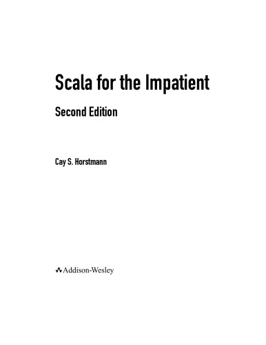 Scala for the Impatient