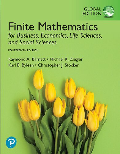 Finite Mathematics for Business, Economics, Life Sciences, and Social Sciences