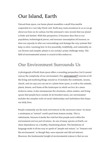 Essential Environment