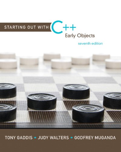 Starting Out with C++ Early Objects [With CDROM and Access Code]